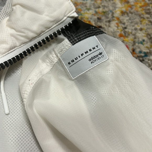 Unisex Adidas EQT Windbreaker (F/W 2016) quarter Zip Jacket Sz: XL - Picture 3 of 6